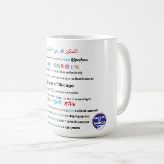 Kaffee-Tasse - Chicago-Sprachen Kaffeetasse