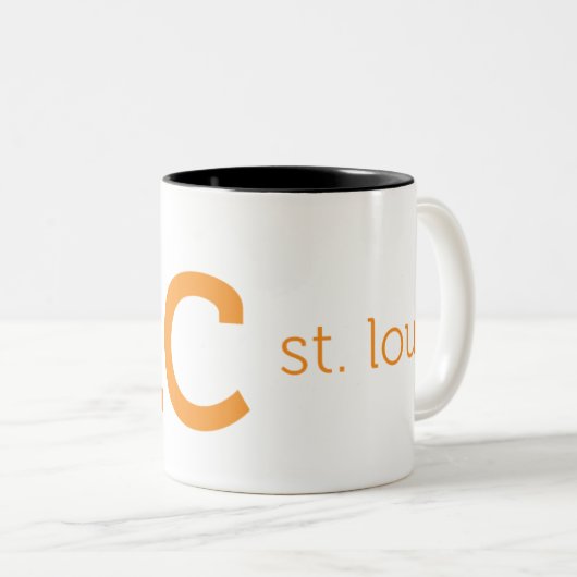 Kaffee-Tasse CIC St. Louis Zweifarbige Tasse (VorderseiteRechts)