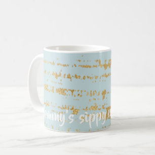 Kaffee-Tasse "Classic Gold/Blue Mommy's Sippy Cup" Kaffeetasse