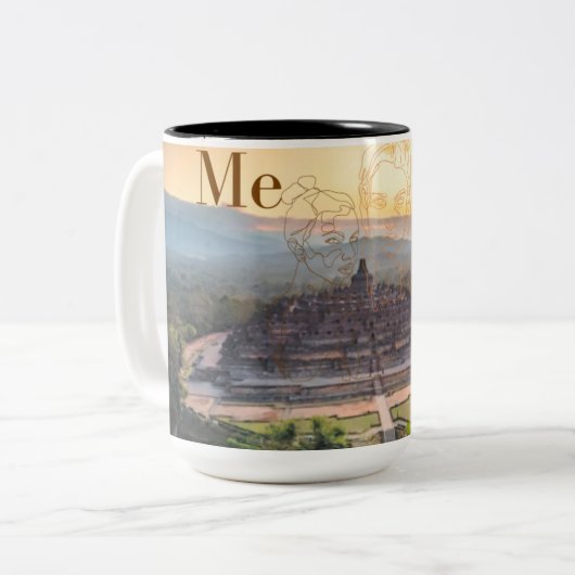 Kaffee Tasse Cup 400ML Tasse Mix Kaffee (Vorderseite Links)