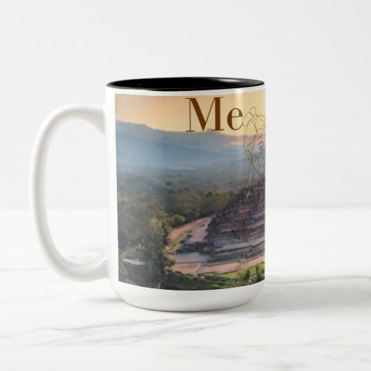 Kaffee Tasse Cup 400ML Tasse Mix Kaffee (Links)