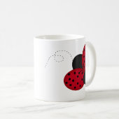 Kaffee-Tasse Dame Bug Luck Kaffeetasse (VorderseiteRechts)