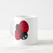 Kaffee-Tasse Dame Bug Luck Kaffeetasse (Vorderseite Links)