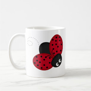 Kaffee-Tasse Dame Bug Luck Kaffeetasse