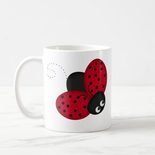 Kaffee-Tasse Dame Bug Luck Kaffeetasse (Links)