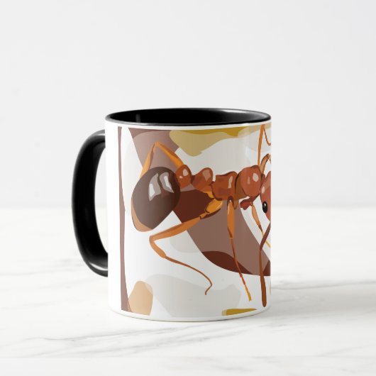 Kaffee-Tasse der Ameisen-(Megalomyrmex) Tasse (Vorderseite Links)