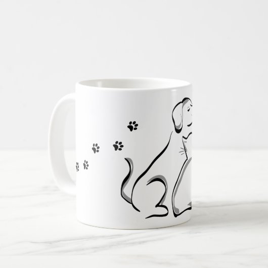Kaffee-Tasse der besten Freunde der Katze und des Kaffeetasse (Vorderseite Links)