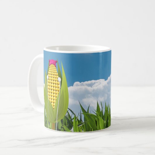 Kaffee-Tasse - der Cornfield-Widerstand Kaffeetasse (Vorderseite Links)