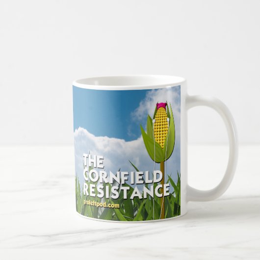 Kaffee-Tasse - der Cornfield-Widerstand Kaffeetasse (Rechts)