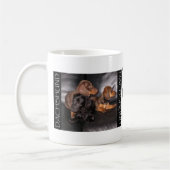 Kaffee-Tasse der Dackel-3 Kaffeetasse (Links)