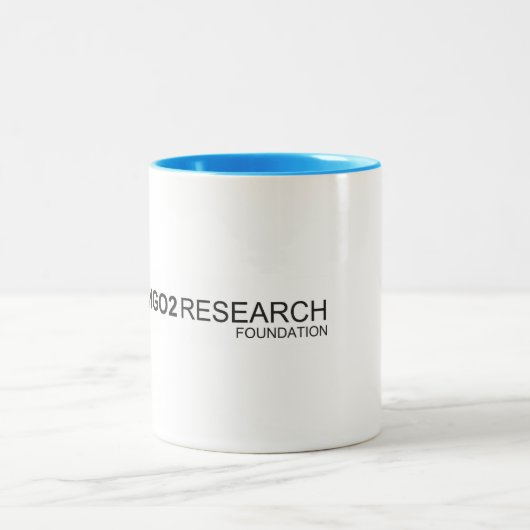 Kaffee-Tasse der Forschungs-TANGO2 Zweifarbige Tasse (Mittel)