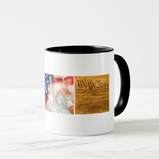 Kaffee-Tasse der Freiheits-U Tasse (VorderseiteRechts)