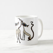Kaffee-Tasse der siamesischen Katzen Kaffeetasse (VorderseiteRechts)