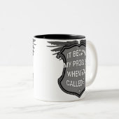 Kaffee-Tasse des Anruf-911 Zweifarbige Tasse (VorderseiteRechts)