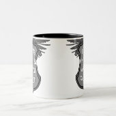 Kaffee-Tasse des Anruf-911 Zweifarbige Tasse (Mittel)