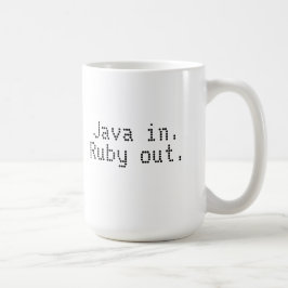 Kaffee-Tasse des karminroten Programmierers Kaffeetasse