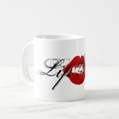 Kaffee-Tasse des Lippenchef-11oz Kaffeetasse (Vorderseite Links)