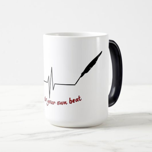 Kaffee-Tasse des schiefwinkligen Logos der Verwandlungstasse (VorderseiteRechts)