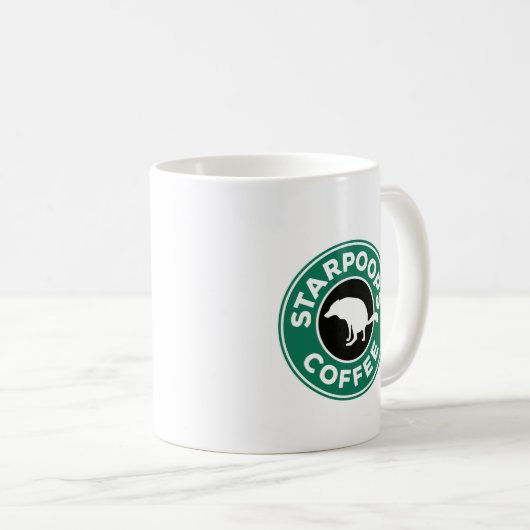 Kaffee-Tasse des Wolfs Ralf - Starpoops Kaffeetasse (VorderseiteRechts)
