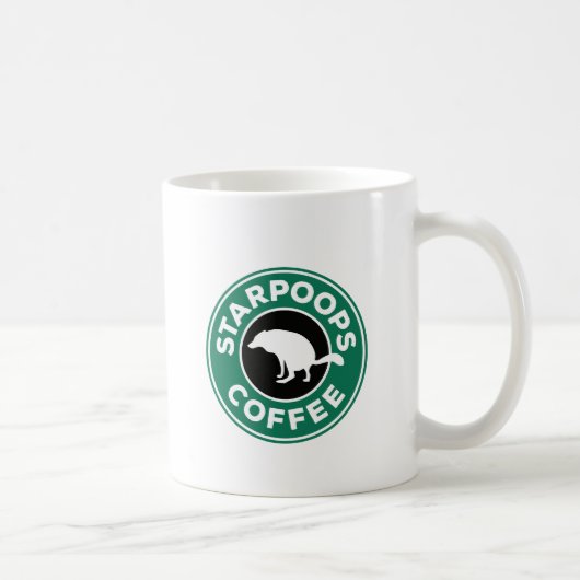 Kaffee-Tasse des Wolfs Ralf - Starpoops Kaffeetasse (Rechts)