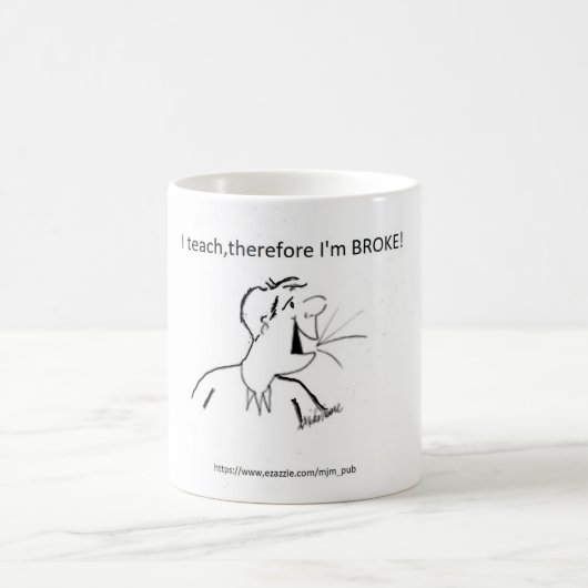 Kaffee Tasse, die ich lehre Kaffeetasse (Mittel)