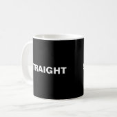 KAFFEE-TASSE, die klar sagt Kaffeetasse (Vorderseite Links)