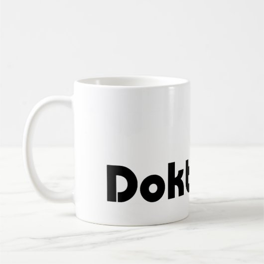 Kaffee-Tasse Doktor Rüf Kaffeetasse (Links)