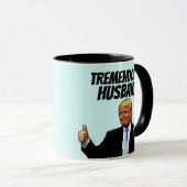 KAFFEE-TASSE, DONALD-TRUMP TASSE (VorderseiteRechts)