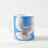 Kaffee Tasse Dove Peace (Vorderseite Links)
