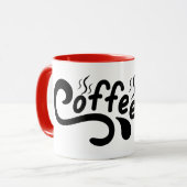 Kaffee-Tasse - Einfach Minimalistischer Kaffee-Cup Tasse (Vorderseite Links)