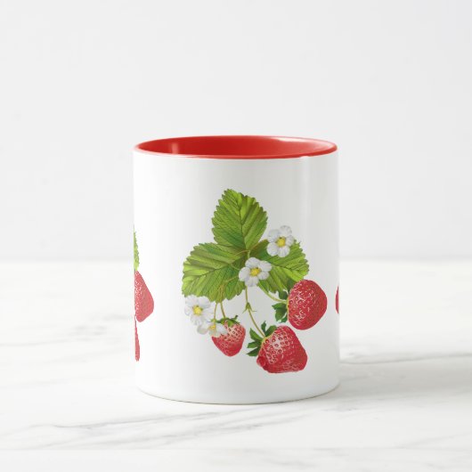Kaffee Tasse-Erdbeeren Tasse (Zentrum)