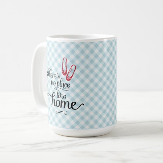 Kaffee-Tasse Es gibt keinen Ort wie Zuhause Kaffeetasse (Vorderseite Links)