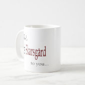 Kaffee-Tasse "Frau Skarsgard" Kaffeetasse (Vorderseite Links)