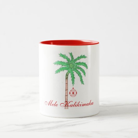 Kaffee Tasse Frohe Weihnachten/Mele Kalikimaka (Mittel)