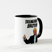 KAFFEE-TASSE, FUNNY TRUMP TASSE (VorderseiteRechts)