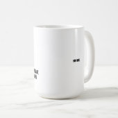 Kaffee-Tasse für Läufer - die Schmerz 26,2 sind Kaffeetasse (VorderseiteRechts)