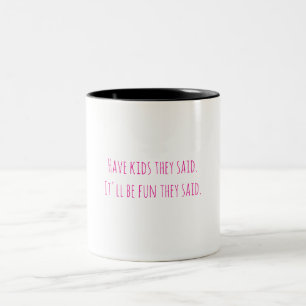 Kaffee-Tasse für Mama Zweifarbige Tasse