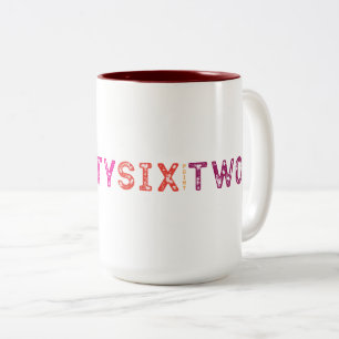 Kaffee-Tasse für Marathonläufer Zweifarbige Tasse