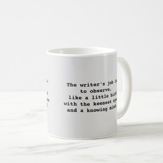 Kaffee-Tasse für Schriftsteller Kaffeetasse (VorderseiteRechts)
