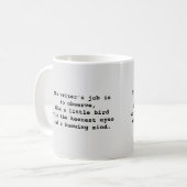 Kaffee-Tasse für Schriftsteller Kaffeetasse (Vorderseite Links)