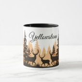 Kaffee Tasse-Gelbsteine-Hirsch Tasse (Zentrum)