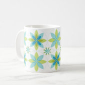 Kaffee-Tasse Geoblüte-seafoam Kaffeetasse (Vorderseite Links)