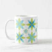 Kaffee-Tasse Geoblüte-seafoam Kaffeetasse (Links)