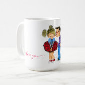 Kaffee Tasse Geschenk Romantische Couple Liebe - I (Vorderseite Links)