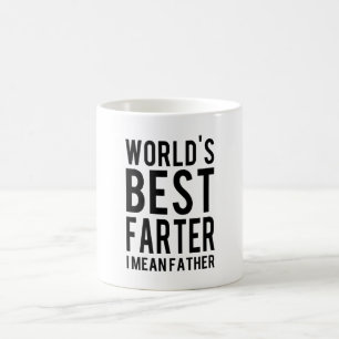 Kaffee-Tasse Geschenke für Vater World's Best Fart Kaffeetasse