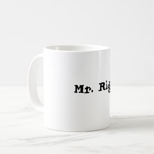 Kaffee-Tasse Herrn Right Kaffeetasse (Vorderseite Links)