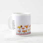 KAFFEE-TASSE "Hühner" durch 2. Sortierer MA Theu Kaffeetasse (Vorderseite Links)