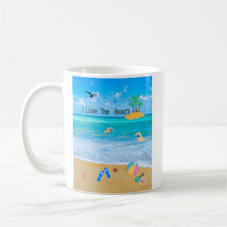 Kaffee Tasse I Liebe Strand