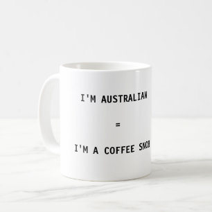Kaffee-Tasse - ich bin = ich bin ein Kaffee-Snob Kaffeetasse