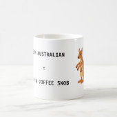 Kaffee-Tasse - ich bin = ich bin ein Kaffee-Snob Kaffeetasse (Mittel)